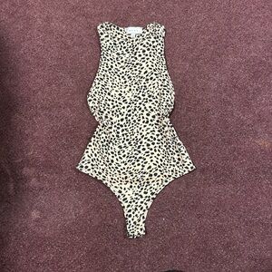 Gaze Animal Print Bodysuit